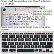 Cover Skin for Old MacBook Air 13 Inch (A1466/A1369) MacBook Silicone Keyboard C