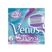 Gillette Venus Value Pack Comfort Glide Freesia Women's Razor Refills 6 Count