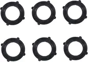 WHAMVOX Garden Product Accessories 6mm Sealing Ring 50PCS Silicone Washer Seal Leakproof Water Resistant Scratchproof