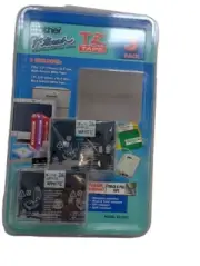 BROTHER P-TOUCH TZ Tape 2 Pack 1/2" & 3/8" Factory Sealed TZ-2322