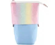 Stand up Pencil Case Standing Pencil Holder Transformer Pencil Pouch Telescopic Pen Bag