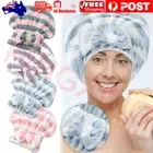 Fast Dry Microfibre Hair Towel Drying Turban Bath Head Wrap Hat Spa Cap Absorb