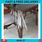 Clear Plastic PVC Table Cloth Protector Covering Outdoors Camping Picnic