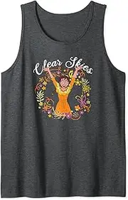 [Disney] Encanto Pepa Clear Skies Floral Tank Top