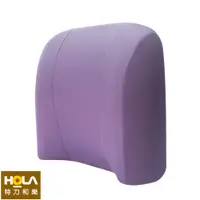 在飛比找蝦皮商城優惠-HOLA 高密度抗菌健康深曲線舒適腰墊紫色