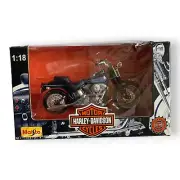 Maisto Harley Davidson FLHR Road King Motorcycle 1:18 Green Sealed - New