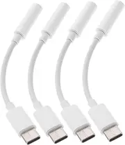OSOLADY 4Pc C Adapter Cable for Headphones Adapter for USB Supports Charging and Audio Output Compatible Random Color
