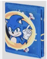 Sonic the Hedgehog 2 Tri-fold Kids Wallet Ships FAST!
