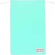 Premium Quality Colored Calico Drawstring Bag 20 x 30 cm (SIZE 2) - (7 COLORS) - PACK OF 50 PCS (Mint)