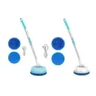 Electric Mop Long Handle Rechargeable Extendable Polisher Floor Cleaner for