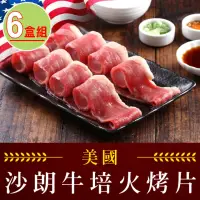 在飛比找momo購物網優惠-【享吃肉肉】美國沙朗牛培火烤片6盒(250±5%/盒)