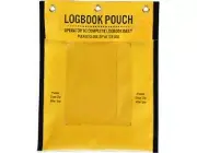 GLOBAL SPILL LOGBOOK PVC Yellow Storage Pouch