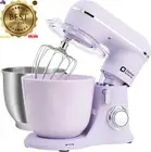 4.5L Stand Mixer - 1300W, 10+ Speeds w/ Dough Hook, Whisk, Beater (Lilac)