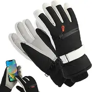 [Generic] Waterproof Winter Gloves, Anti-Skid Touch Mitts for Cold Weather, Multi-function Running Mitts for Running