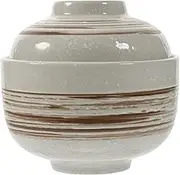 Kichvoe Ceramic stew Pot Soup Bowl with lid Appetizer Bowls Ceramic stew Bowl Japanese Style Soup Bowl Soup Cups with lids Japanese Ramen Bowl French Onion Bowls Asian Rice Bowl with