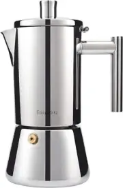 Easyworkz Diego Stovetop Espresso Maker Stainless Steel Italian Coffee Machine