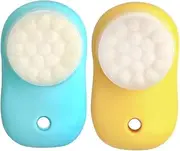 VICASKY Facial Cleansing Brush Set Double-sided Face Washing Exfoliating Tool Long Handle for Women for Christmas Birthday