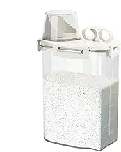 Airtight Cereal Storage Containers | Food Storage Box with Measuring Cup - Thicken Storage Food Containers, Food Storage Canister Jars, Sealed Food Storage Container for Rice, Small Grain