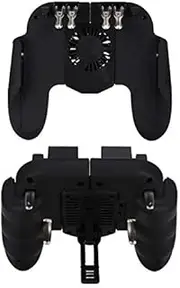 Mobile Game Controller for PUBG Mobile Controller, Joystick Remote Grip Aim Keys for 4.7-7.0 inch Phones, Cellphone Gamepad Accessories, with Cooling Fan