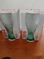 COCA COLA GLASSES 1916 AND 1994 NEW (BJ187)_