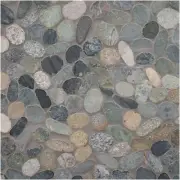 MSI SMOT-PEB-RAIFOR 12" x 12" Square Pebble and Rock Floor and - Tumbled