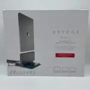 New Brydge Pro Dock B2201 Silver Wired MacBook Pro 14 and 16 Inch (2021-2024)