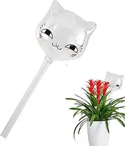 Glass Plant Watering Bulbs | Cute Cat Indoor Plant Watering Globes,Glass Watering Planter Insert for Indoor & Outdoor Plants, Garden Flowers, Greenhouses, Small Trees