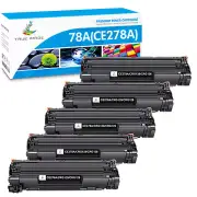 5PK Compatible With HP 78A CE278A Toner LaserJet Pro M1536DNF MFP P1560 P1606DN