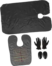 OSOLADY 4Pcs Haircut Kit Professional Hair Dyeing Tools with Dyeing Cape for Home Use Durable Hair Cutting Tools for Easy DIY and Cutting