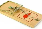 Leona Co 1pc Jumbo Metal Pedal Mouse Trap, Poison Free Non Toxic Wood Rats Mice Trap for Indoor/Outdoor 17.5 x 8cm
