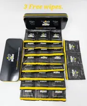 Crep Protect Shoe Cleaning Wipes 2 Pack With Tin Case, 24 Count + 3 Free Wipes.