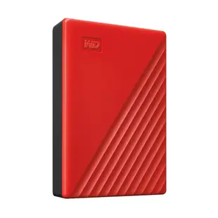 WD My Passport 2TB/4TB/5TB 紅色 2.5吋行動硬碟 外接硬碟 公司貨