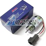 TOPPUH Fuel Shut Off Solenoid SA-3725-12 12V for Mitsubishi L2E L3E S3L S4L Engine SDMO 30A87-00040 30A87-20402
