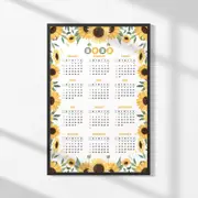 [Namly Design] Poster - 2023 Sunflower Calendar
