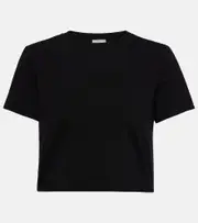[Re/Done] Re/Done Cotton jersey crop top AU 10 black