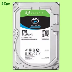 5Cgo.【含稅】Seagate/希捷 ST8000VX004 8TB 3.5寸酷鷹監控安防錄像桌上型電腦主機7.2k