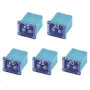 5 Pack Automotive Low Profile Mini Jcase Fuse 20 Amp Fuse Assortment Compatible