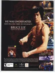 Bruce Lee: Quest of the Dragon Xbox 2002 Print Ad/Poster Art Official Original