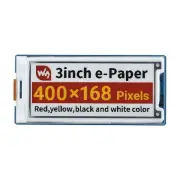 3" 4-Color E-ink Screen for Arduino Raspberry Pi 0 Zero 2 W WH 3 Model B Plus 4