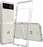 [Sucnakp] for Motorola Razr-2023 Case: Premium Clear Back Panel + TPU Bumper Cover for Moto Razr 2023（YKL Clear）