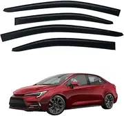 4PCS Window Deflector, Compatible with Toyota Corolla Sedan 2019-2024 Windshield Door Visor Sun Rain Guard