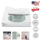 Lulltra Fabric King Mattress Protector - Breathable, Waterproof & Whisper Quiet
