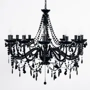Cassie Chandelier 12 Light - Black