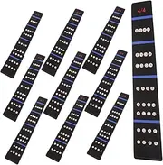 HANABASS 10pcs Violin Fingerboard Decals for Violins Durable Fretboard Stickers with Clear Scale Indicators for Beginners Easy Application and Removable Music Stickers for Learning and