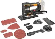 WORX 20V Cordless 3-in-1 SANDECK Multi Sander - Skin Only (POWERSHARE Battery required) - WX820.9
