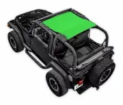 SpiderWebShade Mesh Bikini Top-Green, for Jeep TJ; SWS-SHDTOP-01-KRWL-GRN