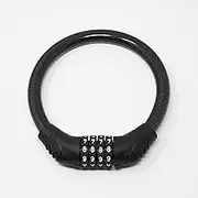 Urban August Refrigerator Lock for Kids & Adults, 4-Digit Code Fridge Lock for French-Door Refrigerators, & Versatile Cabinet Lock (Small, Black 2 Pack)