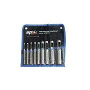 SP Tools 9Pcs Hollow Punch Set - Chrome Molybdenum Alloy Steel Non-slip Handle