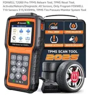 FOXWELL T1000 TPMS Tool TPMS Sensors Activate/Reset/Programming T10 Diagnostic