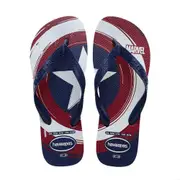 哈瓦仕 Havaianas Top 藍紅 漫威 美國隊長 夾腳拖 男款 H5624【新竹皇家4146953-4368U】